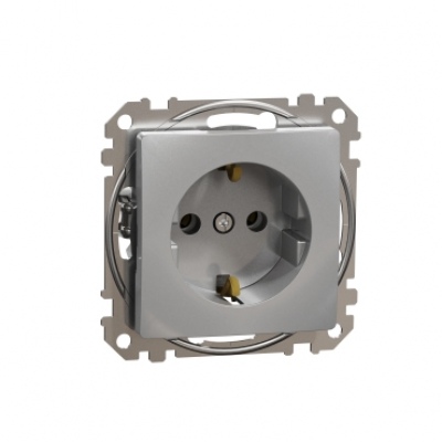 Sedna Design & Elements. SSO Side earth Screwless. aluminium