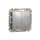 Sedna Design & Elements. Roller Blind switch 10AX. professional. aluminium