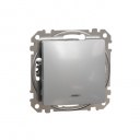 Sedna Design & Elements. 2-way switch 10AX Blue Locator LED. professional. aluminium