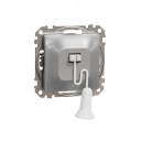 Sedna Design & Elements. Cord Push-Button 10A. aluminium