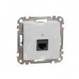DATA Outlet CAT 5E UTP. Sedna Design & Elements. RJ45. Aluminium