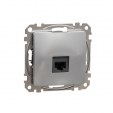 DATA Outlet CAT 6 UTP. Sedna Design & Elements. RJ45. Aluminium