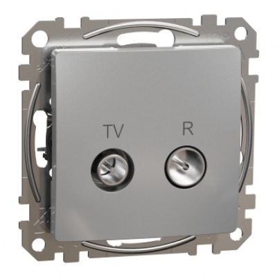 TV/R connector 4db. Sedna. Aluminium