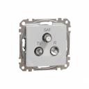 TV/R/SAT connector 7db. Sedna. Aluminium