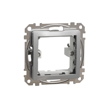 Sedna Design & Elements. 45x45 Adaptor for New Unica & Altira. aluminium