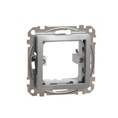 Sedna Design & Elements. 45x45 Adaptor for New Unica & Altira. aluminium