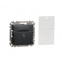 Sedna  Design melns Key card Switch 10AX