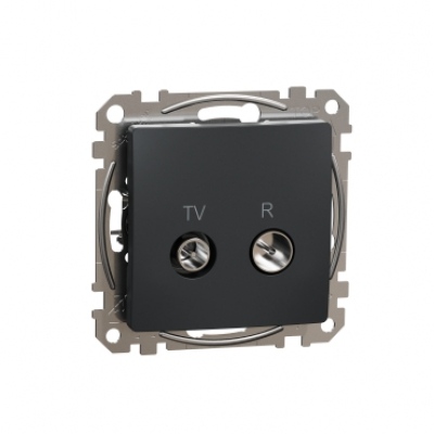 Sedna  Design melns Rozete TV-R caur 7DB