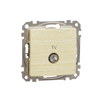 TV connector 4db. Sedna. Wood birch