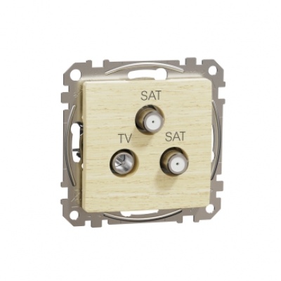 TV/SAT/ SAT ending 4db. Sedna. Wood birch