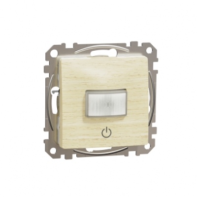 Motion sensor. Sedna Design & Elements. 160°. 10A. Wood Birch