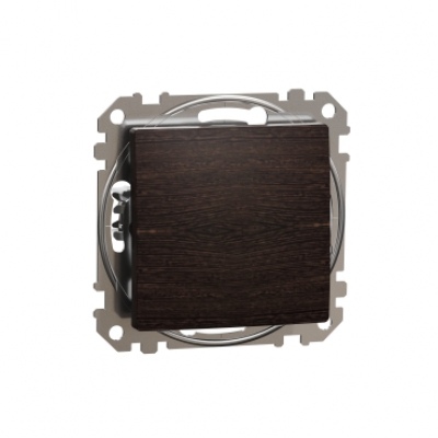 Sedna Design & Elements. 1-way switch 10AX. professional. wood wenge