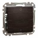 Sedna Design & Elements. 2-Pole switch 10AX. wood wenge