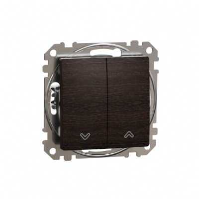 Sedna Design & Elements. Roller Blind switch 10AX. professional. wood wenge