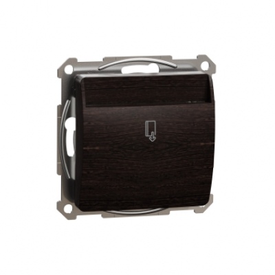 Sedna Design & Elements. Key card Switch 8A. Wood wenge