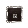 DATA Outlet CAT 6 STP. Sedna Design & Elements. RJ45. Wood wenge