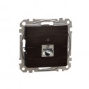 DATA Outlet CAT 6 STP. Sedna Design & Elements. RJ45. Wood wenge