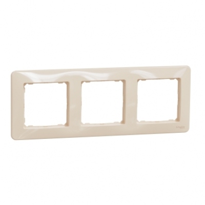 Sedna Design & Elements. Frame 3 gang. professional. beige