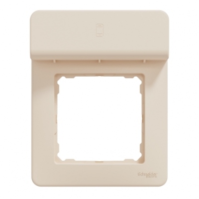 Sedna Design & Elements. Frame support for mobile 1 gang. professional. beige