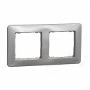 Sedna Design & Elements. Frame 2 gang. professional. aluminium