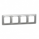 Sedna Design & Elements. Frame 4 gang. professional. aluminium
