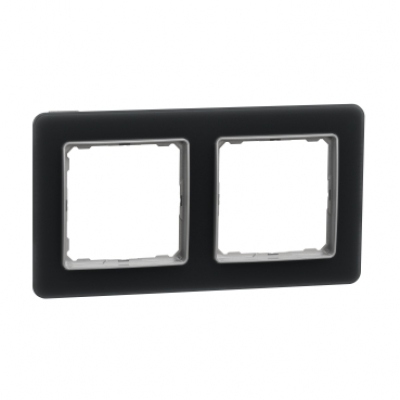 Sedna Design & Elements. Frame 2 gang. professional. glass smoke