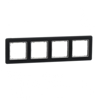 Sedna Design & Elements. Frame 4 gang. professional. glass smoke