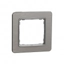 Sedna Design & Elements. Frame 1 gang. professional. brushed aluminium