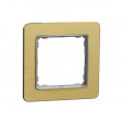 Sedna Design & Elements. Frame 1 gang. professional. brushed gold