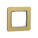 Sedna Design & Elements. Frame 1 gang. professional. brushed gold