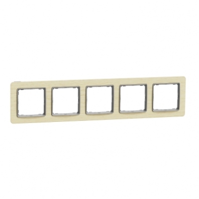 Sedna Design & Elements. Frame 5 gang. professional. wood birch