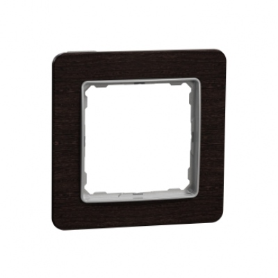 Sedna Design & Elements. Frame 1 gang. professional. wood wenge