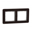 Sedna Design & Elements. Frame 2 gang. professional. wood wenge