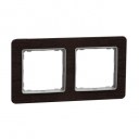 Sedna Design & Elements. Frame 2 gang. professional. wood wenge