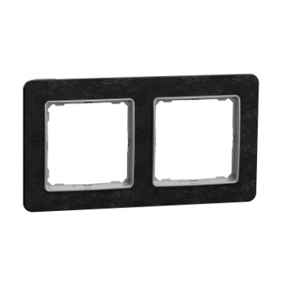 Sedna Design & Elements. Frame 2 gang. professional. stone slate