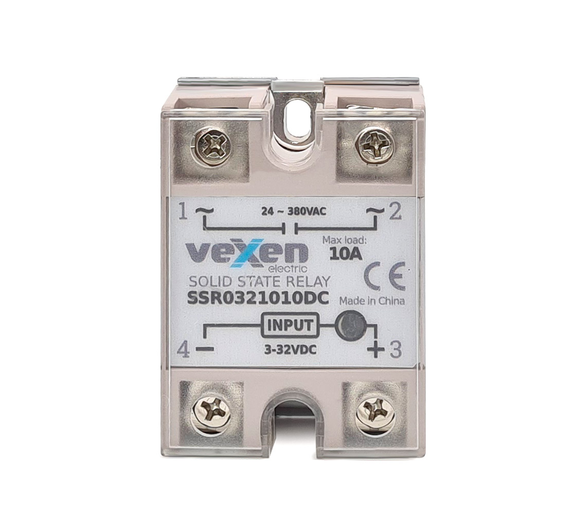 Solid state relay 1NO, 10A, 3-32VDC