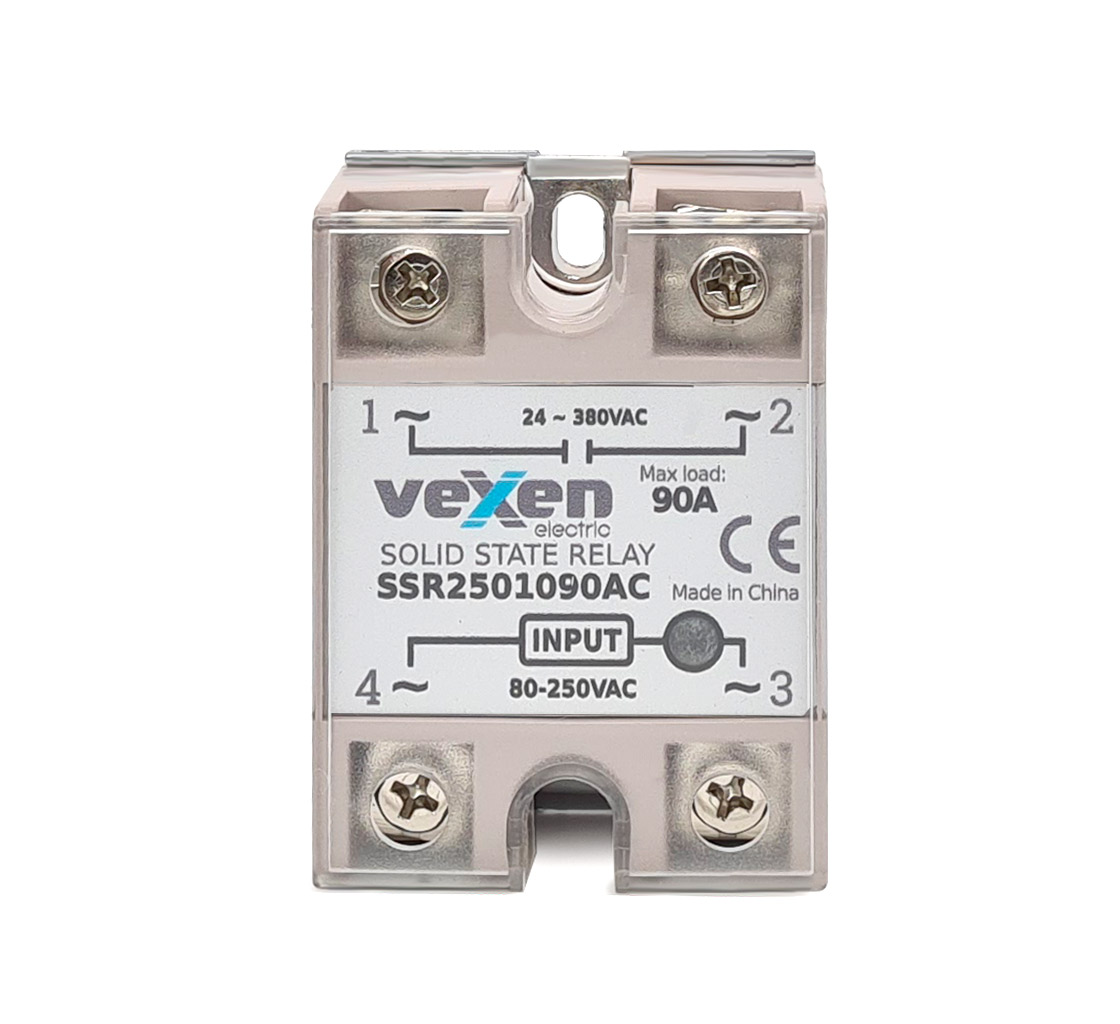 Solid state relay 1NO, 90A, 80-250VAC