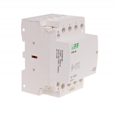ST40-40  mod. contactor,  4NO, I=40A, coil V U=230V AC, 3 mod.