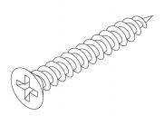 Cross head screw f covers 3.2x40