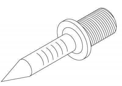 Impact plug M6x8x18mm