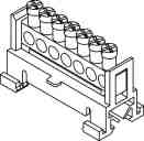 Earthing terminal PE7 7-pol.