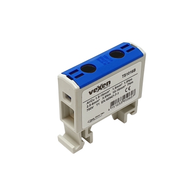 TS1016B N universal terminal block blue Al/Cu 1,5-16mm2