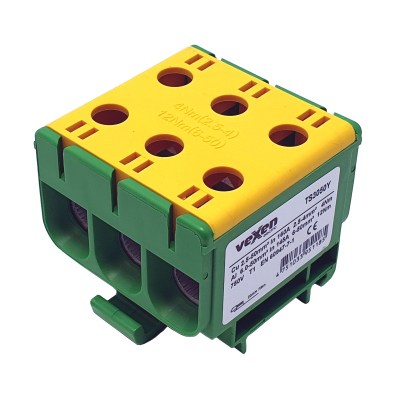 TS3050Y PEN universal terminal block Al/Cu 3x2,5-50mm2