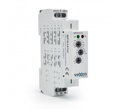 MFR101U Multifunctional time relay 1CO 16A 12-230V AC/DC