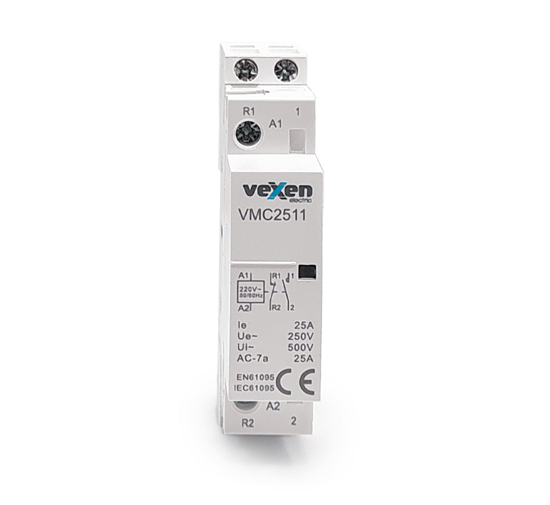 VMC2511 модульный контактор 1NO, 1NC, 25A, AC230V