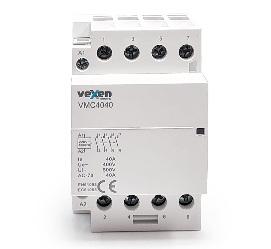 VMC4040 modulārais kontaktors 4NO, 40A, AC230V