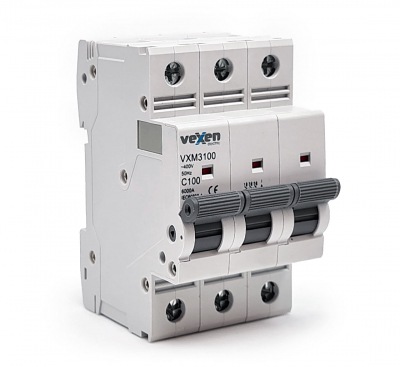 VXM3C100 Modular circuit breaker 6kA 3P C 100A
