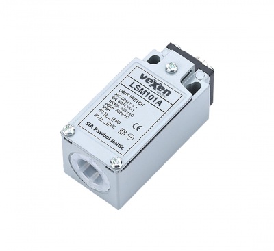 LSM101A gala slēdzis 1NO/1NC metāliskajā korpusā IP65 ar metāla virzuli