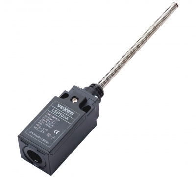 LSP109A концевой выключатель 1NO/1NC в пластиковом корпусе IP65 с рычагом с пружинной штангой