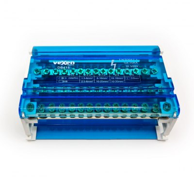 Распределительный блок  4x15, 125A/500V